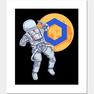 Chainlink To The Moon Posters and Art